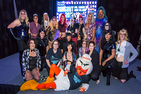 The 2019 University of Miami "Dragout" hosted by the student organization called SPECTRUM.